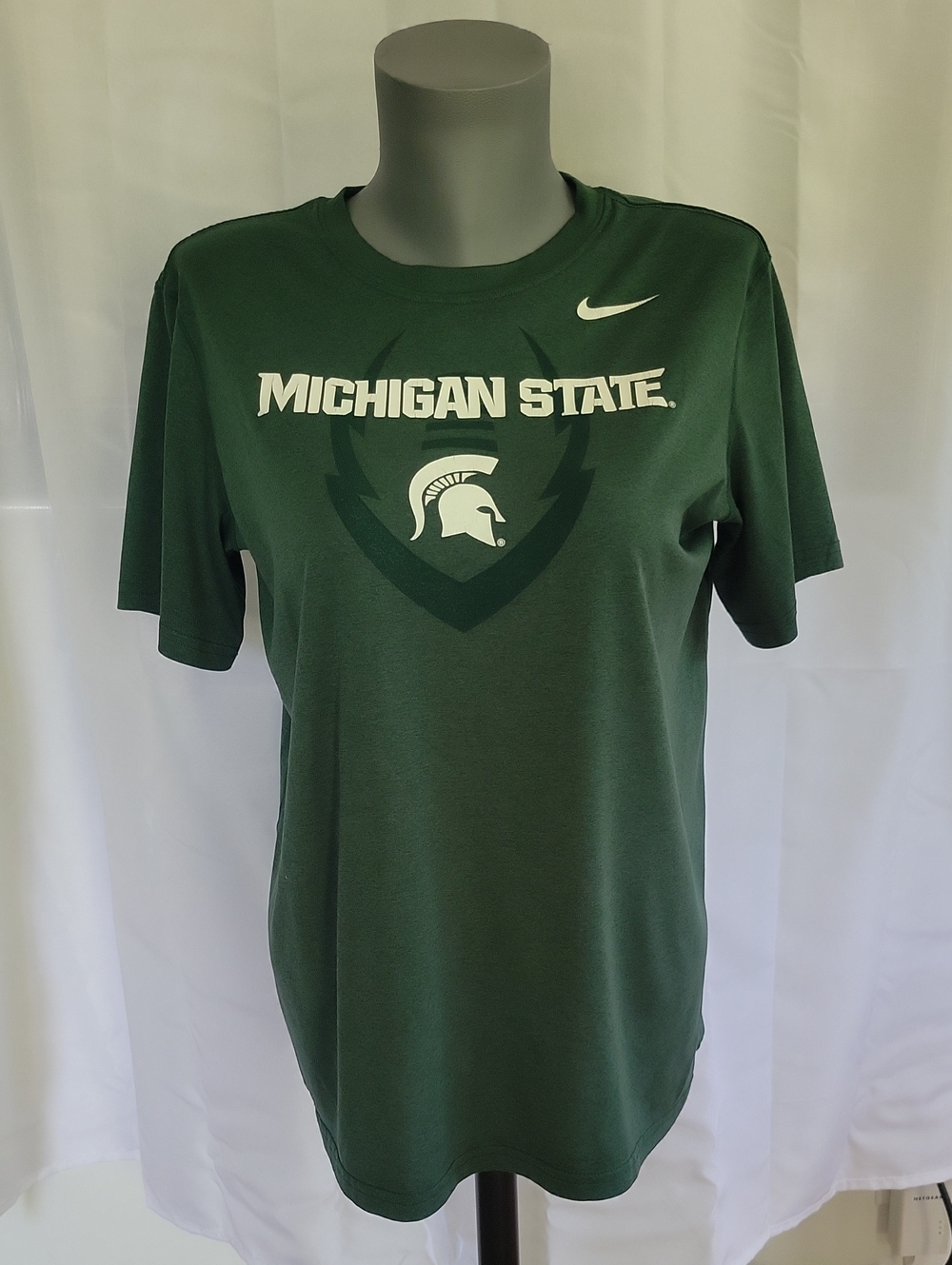 Nike Michigan State Spartans Top XL Green/White